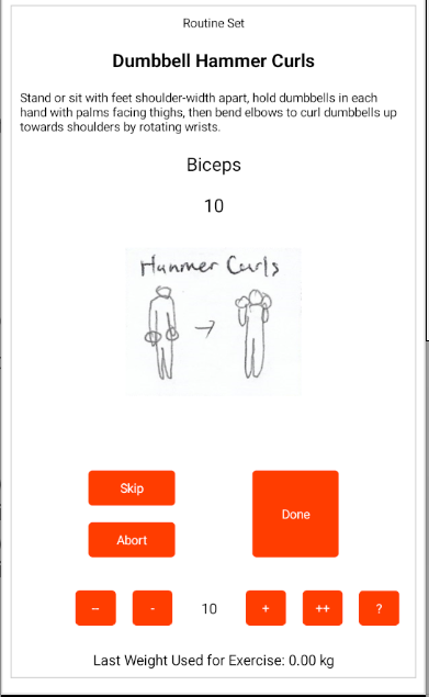 Ease of Weights Tracking