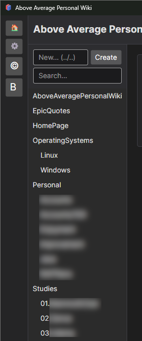 Above Average Personal Wiki - Starting to Expand my Wiki