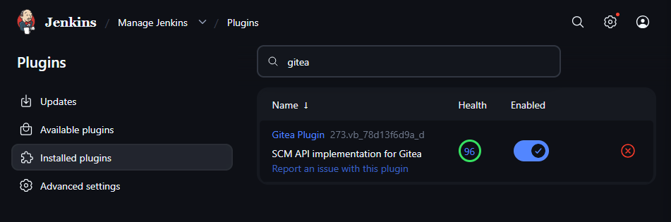 Jenkins Gitea plugin